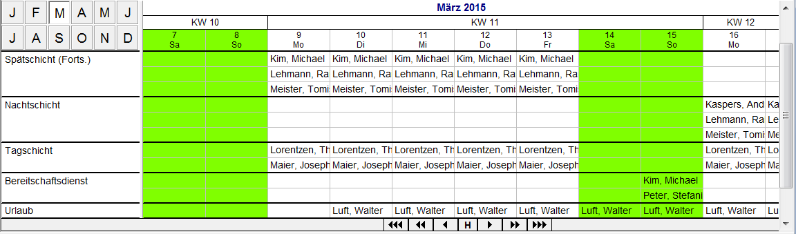 Einsatzplan