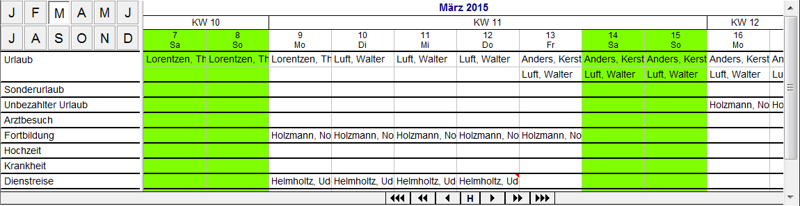 Einsatzplan