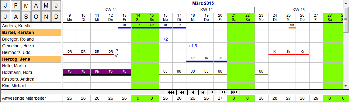 Dienstplan